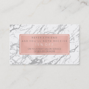 Parrainage Marbre de blanc de rose d'or de rose de carte de