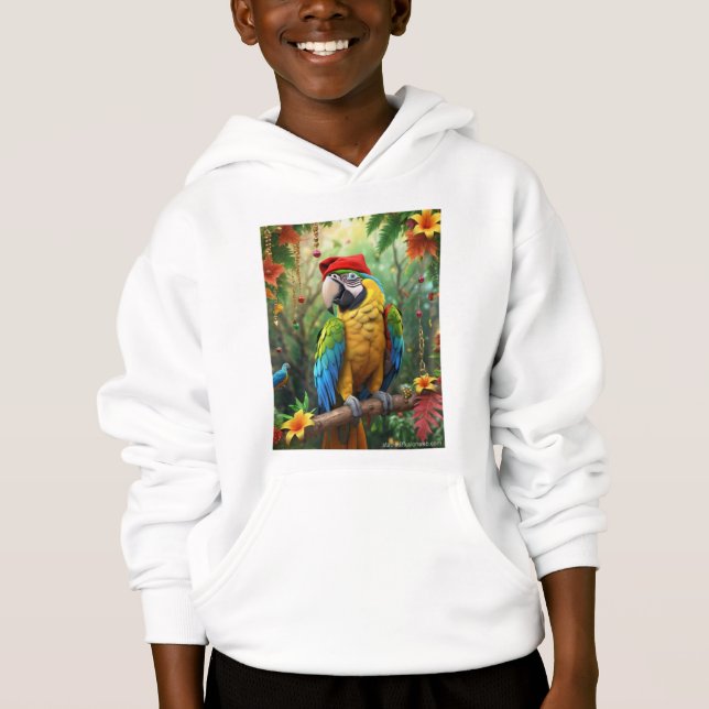 Parrot de Noël Comme Père Noël-76349 (Devant)