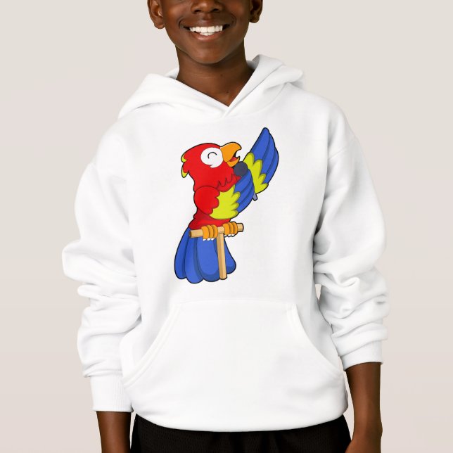 Parrot en chanteur avec microphone (Devant)