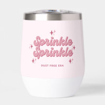 Parsemer Sprinkle Pink Vin Thermal Tumbler