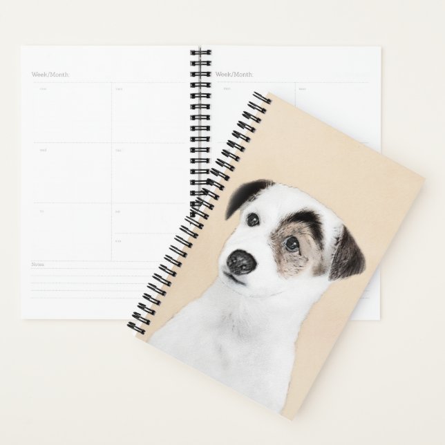 Parson Jack Russell Terrier Peinture - Chien Art (Devant avec enveloppe)