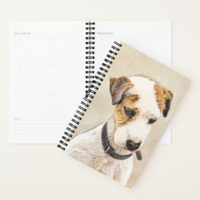 Parson Jack Russell Terrier Peinture - Chien Art (Devant avec enveloppe)