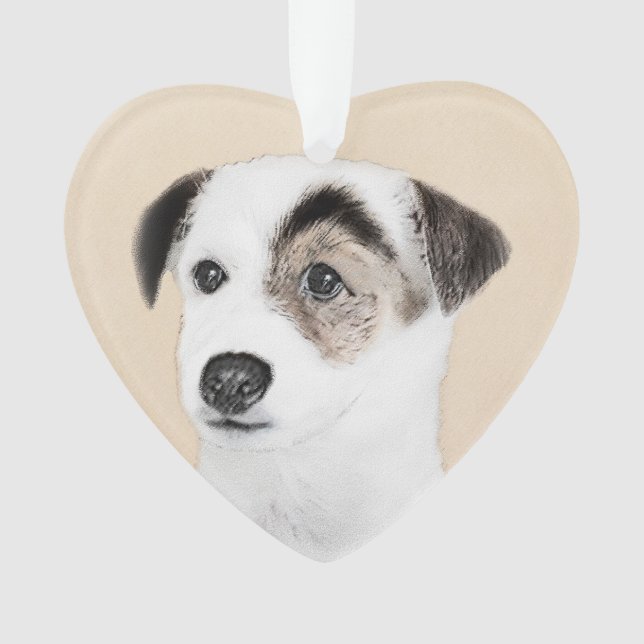 Parson Jack Russell Terrier Peinture - Chien Art (devant)