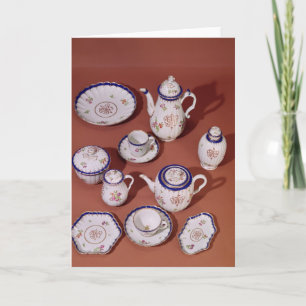 Part of a Worcester monogrammed tea service