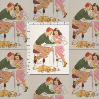 Partage copie vintage de tissu de soudes de la
