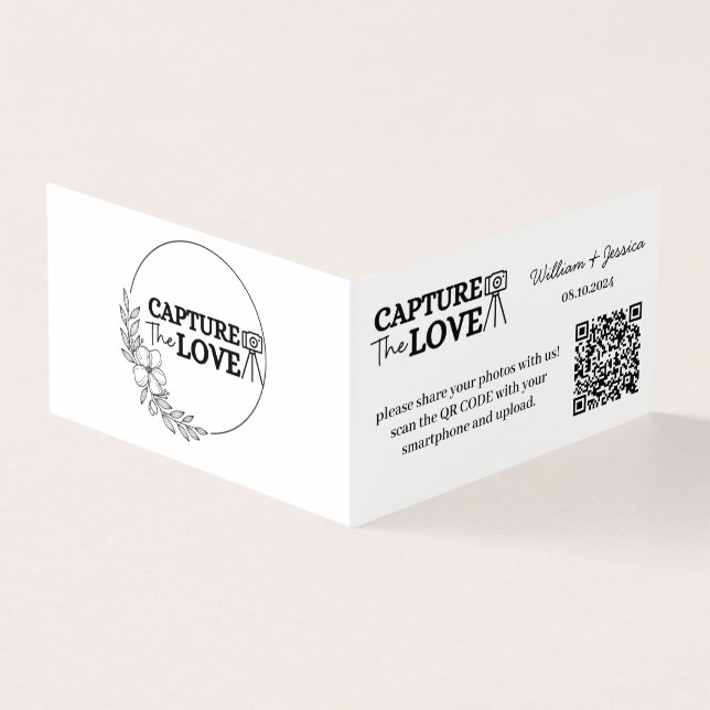 Partage photo mariage avec code QR (Outside)