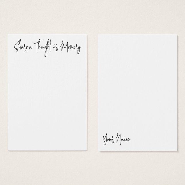 Partager une carte commémorative de la fête de la  (Devant & derrière)