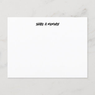 Partager une carte postale mémoire