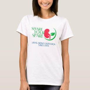 Partagez votre T-shirt Spare a Living Kidney Donat