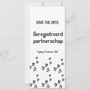 Partenariat enregistré carte texte