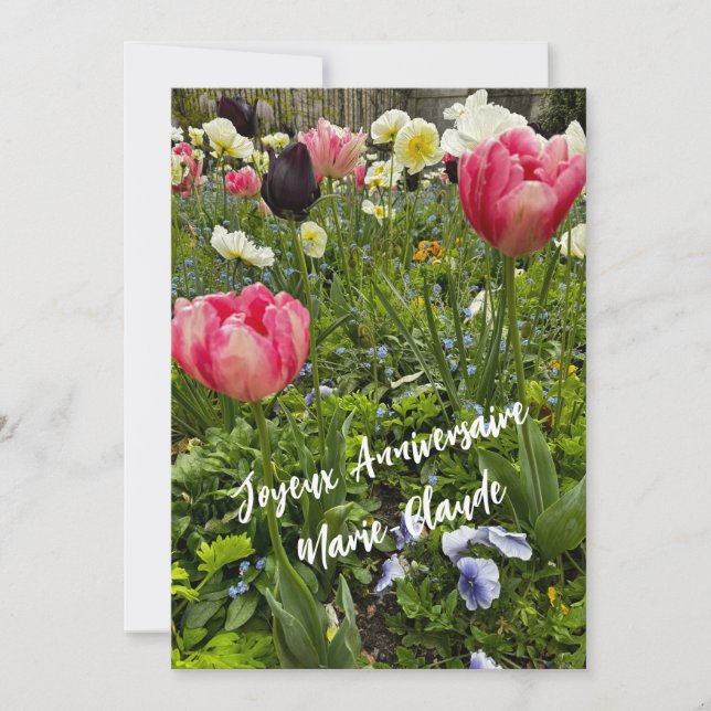 Parterre de fleurs (Devant)