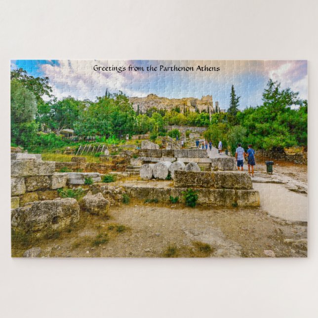 Parthénon Athènes. Puzzle (Horizontal)