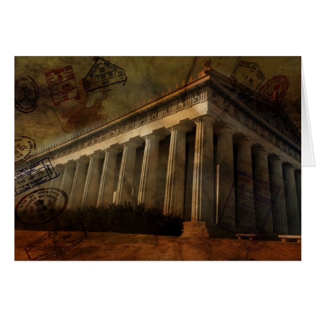 Parthenon, temple d'Athéna (Devant horizontal)