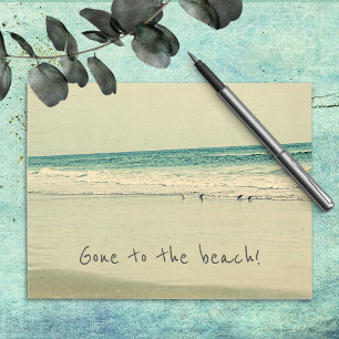 Parti à la plage ! Cartes postales de changement d