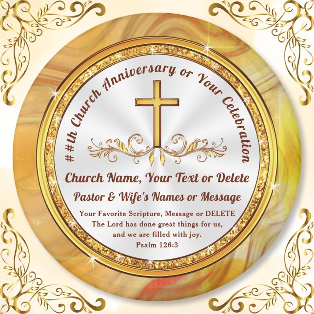 Parti chrétien favorise les adultes, Magnets de l' (Custom, inexpensive gifts for church visitors. Church anniversary party supplies. welcome gifts.)