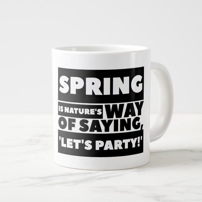 Parti Jumbo Mug (Devant droit)