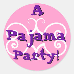 PARTI - Pajama Party avec Sticker Cercles Festifs