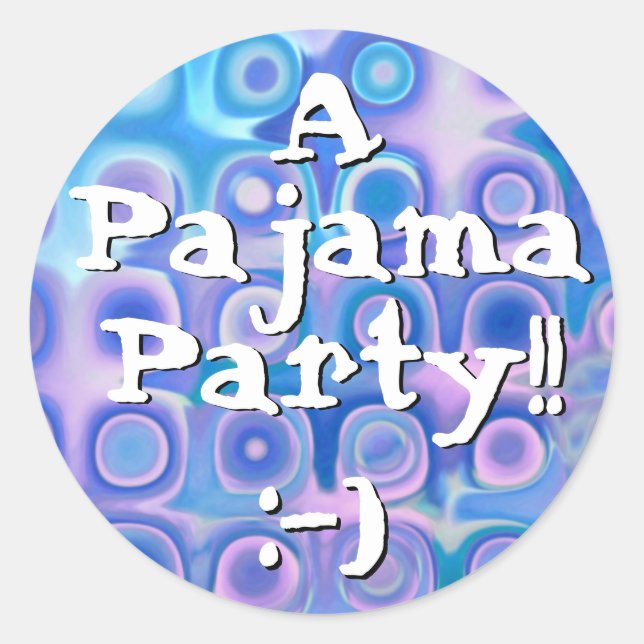 PARTI - Pajama Party avec Sticker Cercles Festifs (Devant)