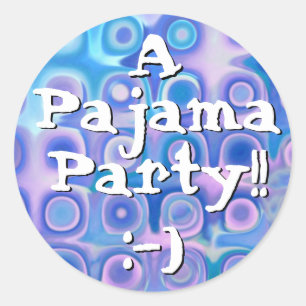 PARTI - Pajama Party avec Sticker Cercles Festifs