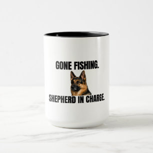 Parti Pêcher. Berger en Charge. Tasse