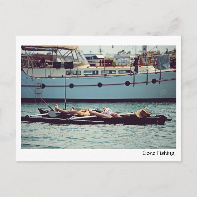 Parti Pêcher - Carte Postale (Devant)
