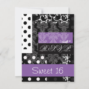 parti sweet sixteen RSVP