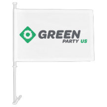 Parti Vert du drapeau de voiture des Etats-Unis