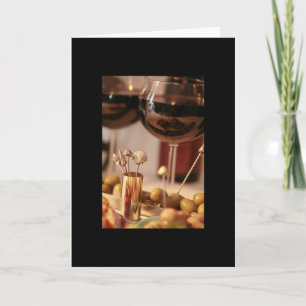 Partie 2 de vin et de fromage - carte vierge