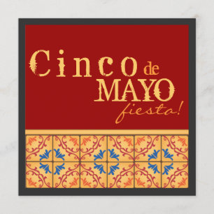 Partie de Cinco De Mayo ! Invitation heureuse de