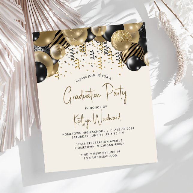 Partie de graduation de l'arc en or noir Budget (Créateur téléchargé)