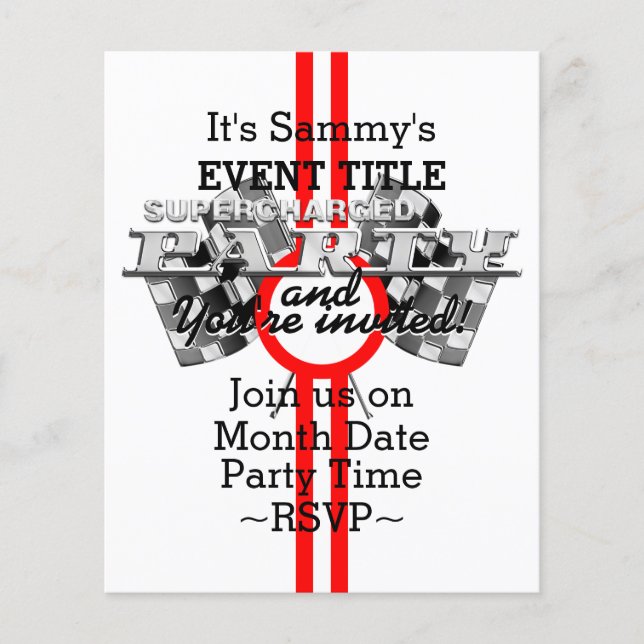 Partie de performance surchargée personnalisée (Devant)