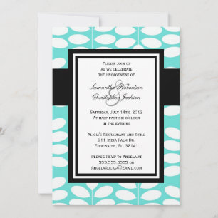 Partie d'engagement Élégant Invitation de mariage