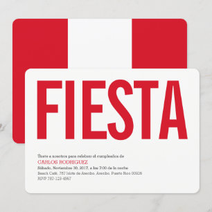 Partie : Invitations : Le Pérou : Drapeau péruvien