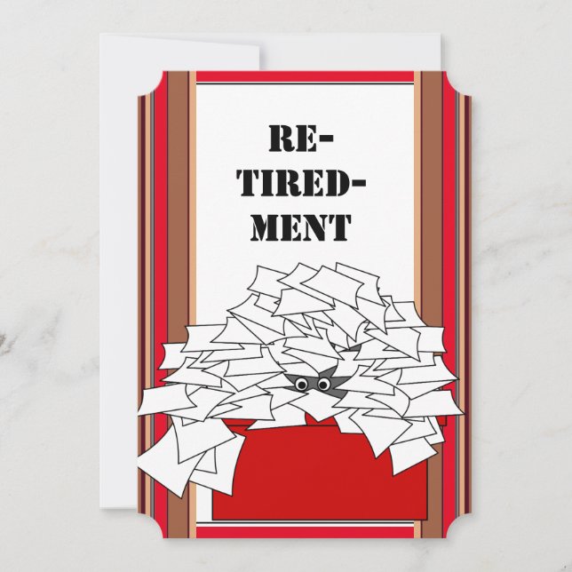 Partie ou faire-part de retraite (Devant)