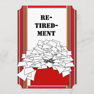 Partie ou faire-part de retraite