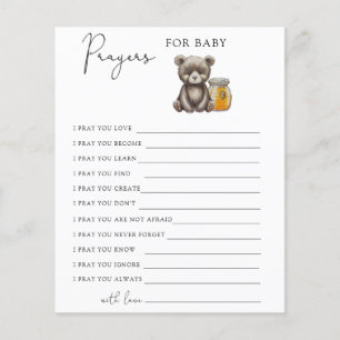 Partie prières pour bébé