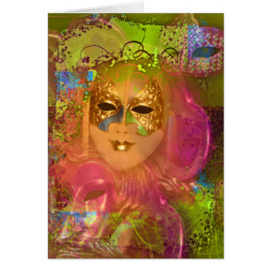 Partie vénitienne de costume de mascarade de