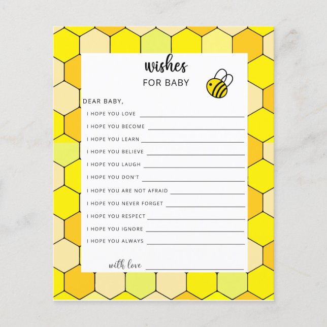 Partie | voeux pour bébé (Devant)