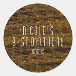 Parties scintillant à étincelles d'or et Stickers 