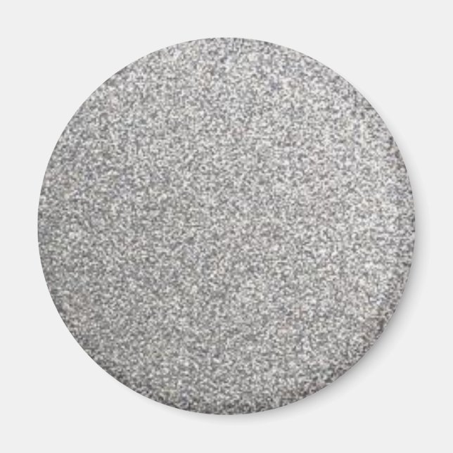 PARTIES SCINTILLANT ARGENT IMPRIMER MAGNET (Devant)