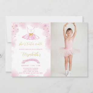Parties scintillant Ballerina Invitation Anniversa