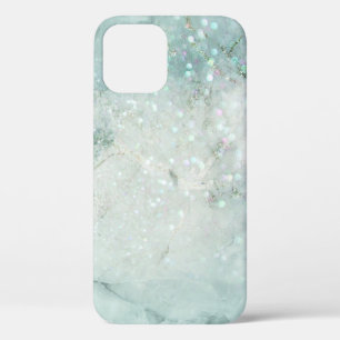 Parties scintillant bleue et Bokeh iPhone / coque