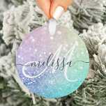 Parties scintillant Bokeh Glamour Élégant<br><div class="desc">Personnalisez facilement cet élégant motif de parties scintillant bokeh coloré avec votre nom et/ou monogramme personnalisés.</div>