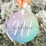 Parties scintillant Bokeh Glamour Élégant<br><div class="desc">Personnalisez facilement cet élégant motif de parties scintillant bokeh coloré avec votre nom et/ou monogramme personnalisés.</div>