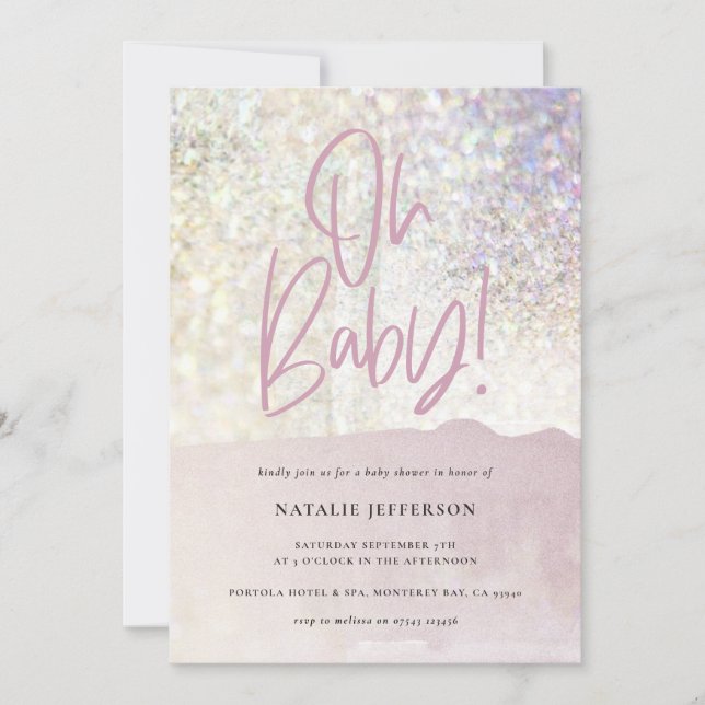 Parties scintillant brillant classe oh bébé! (Devant)