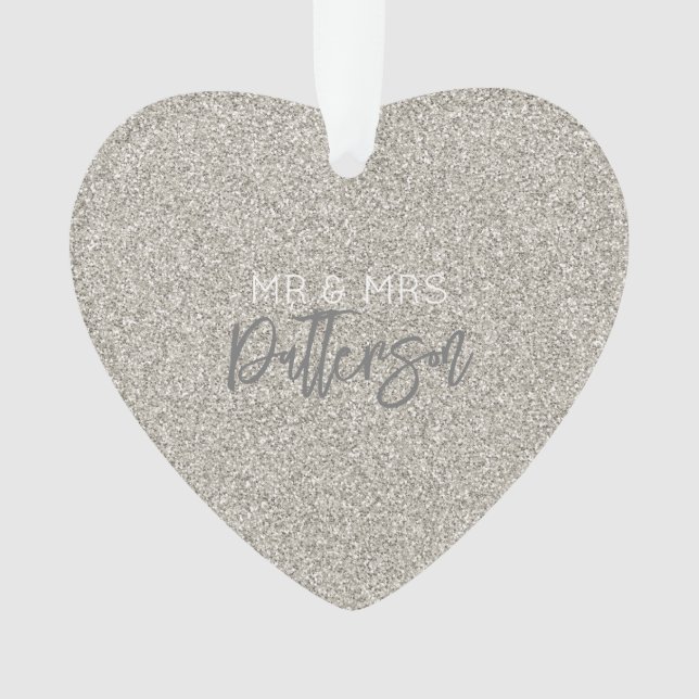 Parties scintillant Champagne M&Mme NOM Mariage DA (devant)