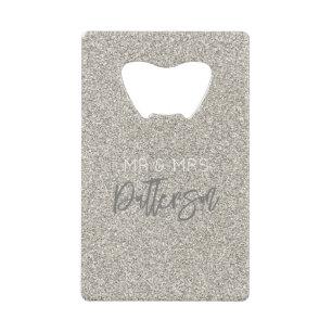 Parties scintillant Champagne M&Mme NOM Mariage DA
