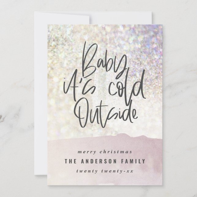 Parties scintillant classe bébé son froid en dehor (Devant)