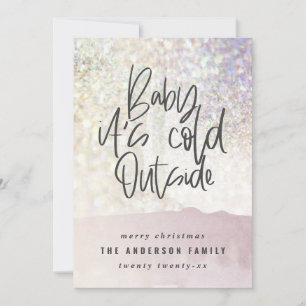 Parties scintillant classe bébé son froid en dehor