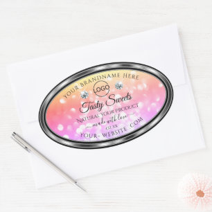 Parties scintillant colorée Diamants Étiquettes de
